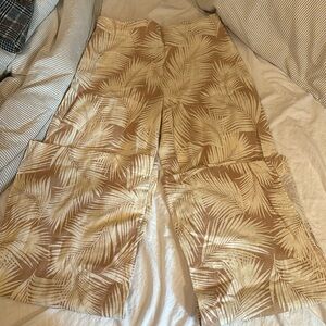 Forever 21 tropical linen pants